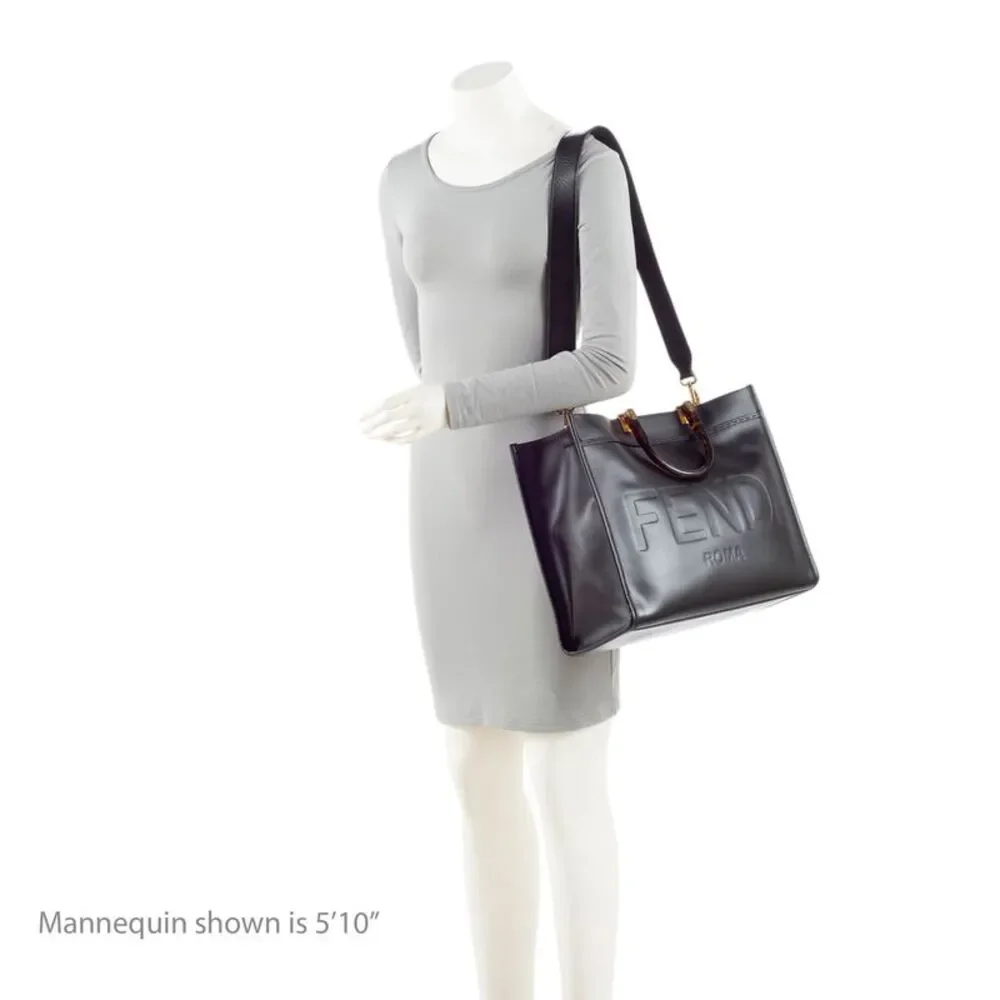 Fendi Leather Sunshine Medium Shopper Tote - Picture 5 of 13